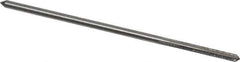 Interstate - 1/8" High Speed Steel Chucking Reamer - Straight Flute, Straight Shank, 7/8" Flute Length, 3-1/2" OAL - Best Tool & Supply