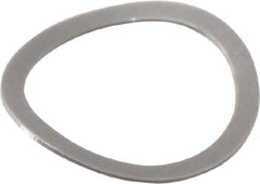 Gardner Spring - 0.194" ID x 0.242" OD, Grade 302 Stainless Steel Wave Disc Spring - 0.006" Thick, 0.03" Overall Height, 0.015" Deflection, 0.75 Lb at Deflection - Best Tool & Supply
