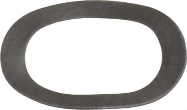 Gardner Spring - 0.265" ID x 0.367" OD, Grade 302 Stainless Steel Wave Disc Spring - 0.006" Thick, 0.03" Overall Height, 0.015" Deflection, 3 Lb at Deflection - Best Tool & Supply