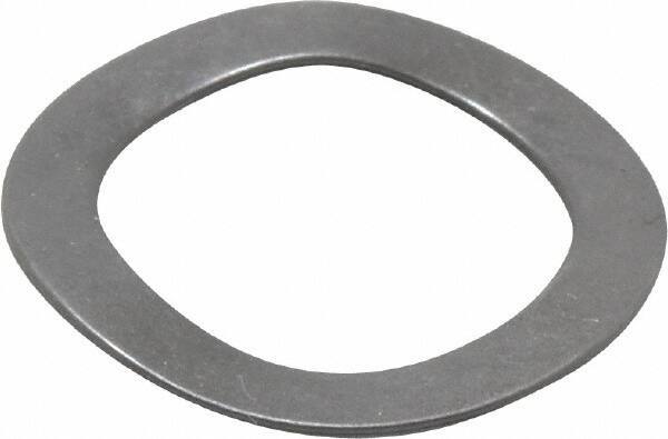 Gardner Spring - 0.44" ID x 0.618" OD, Grade 1074-1095 Steel Wave Disc Spring - 0.008" Thick, 0.04" Overall Height, 0.025" Deflection, 4 Lb at Deflection - Best Tool & Supply