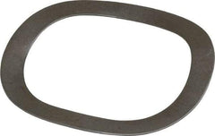 Gardner Spring - 1.051" ID x 1.351" OD, Grade 1074 Steel Wave Disc Spring - 0.015" Thick, 0.099" Overall Height, 0.049" Deflection, 18 Lb at Deflection - Best Tool & Supply