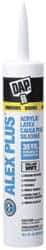 DAP - 10.1 oz Cartridge White Acrylic & Latex Caulk - -20 to 180°F Operating Temp, 30 min Tack Free Dry Time - Best Tool & Supply