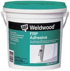 DAP - 128 Fluid Ounce Container, Gray, Tub Synthetic Latex Construction Adhesive - Service Temp from 40 to 60°F, Indoor - Best Tool & Supply