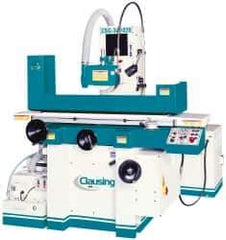 Clausing - 20 Inch Long x 10 Inch Wide Table, 5 to 25 m per Min, 3 Phase, Automatic Floor Machine Surface Grinder - 3 hp, 3,450 RPM Spindle Speed, 230/460 Volts, 95 Inch Overall Length, 1-1/4 Inch Arbor Hole Diameter - Best Tool & Supply