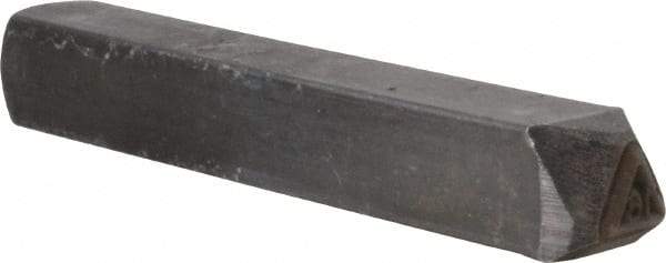 Made in USA - 3/16 Inch Character Size, 16 within a Triangle, Code Stamp - Steel - Best Tool & Supply