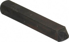 Made in USA - 3/16 Inch Character Size, 19 within a Triangle, Code Stamp - Steel - Best Tool & Supply