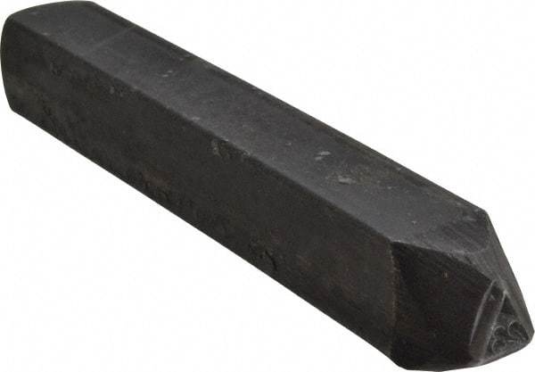 Made in USA - 3/16 Inch Character Size, 23 within a Triangle, Code Stamp - Steel - Best Tool & Supply