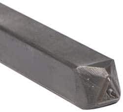 Made in USA - 3/16 Inch Character Size, 24 within a Triangle, Code Stamp - Steel - Best Tool & Supply