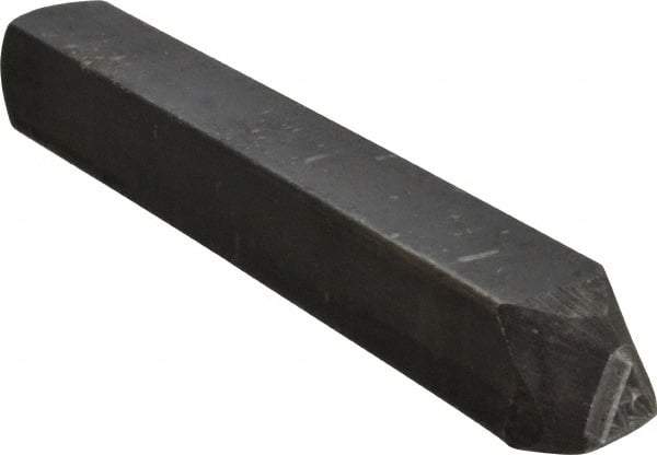 Made in USA - 3/16 Inch Character Size, 27 within a Triangle, Code Stamp - Steel - Best Tool & Supply