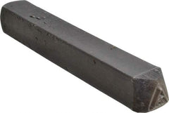 Made in USA - 3/16 Inch Character Size, 28 within a Triangle, Code Stamp - Steel - Best Tool & Supply