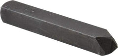 Made in USA - 3/16 Inch Character Size, 29 within a Triangle, Code Stamp - Steel - Best Tool & Supply