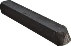 Made in USA - 3/16 Inch Character Size, 30 within a Triangle, Code Stamp - Steel - Best Tool & Supply