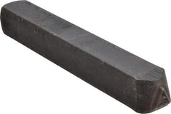 Made in USA - 3/16 Inch Character Size, 35 within a Triangle, Code Stamp - Steel - Best Tool & Supply