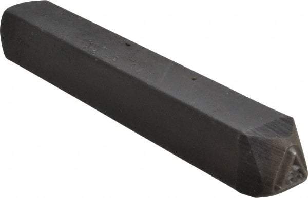 Made in USA - 3/16 Inch Character Size, 36 within a Triangle, Code Stamp - Steel - Best Tool & Supply