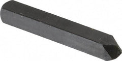 Made in USA - 3/16 Inch Character Size, 45 within a Triangle, Code Stamp - Steel - Best Tool & Supply