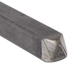 Made in USA - 3/16 Inch Character Size, 57 within a Triangle, Code Stamp - Steel - Best Tool & Supply