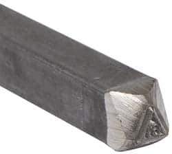 Made in USA - 3/16 Inch Character Size, 61 within a Triangle, Code Stamp - Steel - Best Tool & Supply