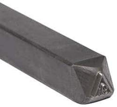 Made in USA - 3/16 Inch Character Size, 91 within a Triangle, Code Stamp - Steel - Best Tool & Supply