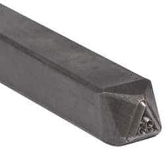 Made in USA - 3/16 Inch Character Size, 93 within a Triangle, Code Stamp - Steel - Best Tool & Supply