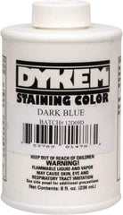 Dykem - 8 Ounce Dark Blue Staining Color - Brush in Cap Container - Best Tool & Supply