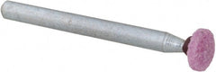 Grier Abrasives - 7/32 x 3/32" Head Diam x Thickness, B74, Wheel Tapered Edge, Aluminum Oxide Mounted Point - Best Tool & Supply