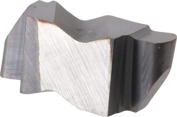 Kennametal - 3062NRP Grade KC5010, 3.18mm Cutting Width Carbide Grooving Insert - 3.81mm Max Depth of Cut, Right Hand, 1.59mm Corner Radius, TiAlN Finish - Best Tool & Supply