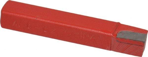 Interstate - 3/8 x 3/8" Shank, Square Shoulder Turning Single Point Tool Bit - AL-6, Grade C2 - Exact Industrial Supply