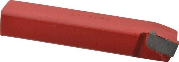 Interstate - 3/4 x 3/4" Shank, Lead Angle Turning Single Point Tool Bit - BR-12, Grade C2 - Exact Industrial Supply