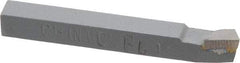 Interstate - 1/4 x 1/4" Shank, Lead Angle Turning Single Point Tool Bit - BL-4, Grade C2 - Exact Industrial Supply