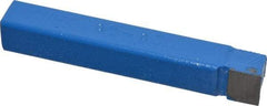 Interstate - 3/8 x 3/8" Shank, Square Nose Single Point Tool Bit - C-6, Grade C6 - Exact Industrial Supply