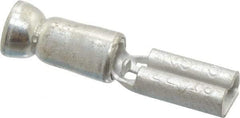 Ideal - 22 to 18 AWG, Noninsulated, Female Wire Disconnect - Silver, cUL Listed, RoHS Compliant, UL Listed - Best Tool & Supply