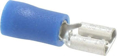 Ideal - 16 to 14 AWG, Vinyl, Fully Insulated, Female Wire Disconnect - Blue, cUL Listed, RoHS Compliant, UL Listed - Best Tool & Supply