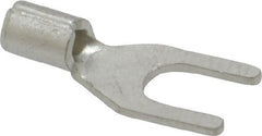 Ideal - #6 Stud, 22 to 18 AWG Compatible, Noninsulated, Crimp Connection, Standard Fork Terminal - Best Tool & Supply