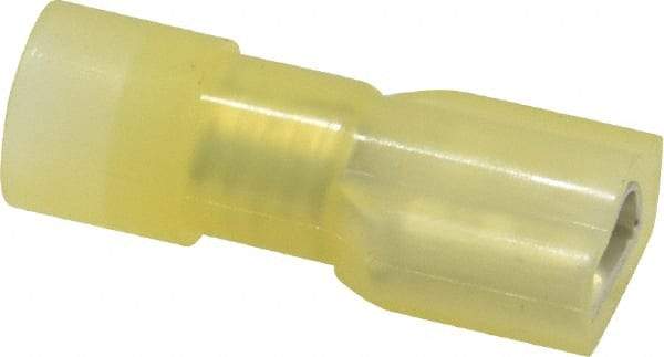 Ideal - 12 to 10 AWG, Vinyl, Fully Insulated, Female Wire Disconnect - 1/4 Inch Wide Tab, Yellow, cUL Listed, RoHS Compliant, UL Listed 774A - Best Tool & Supply