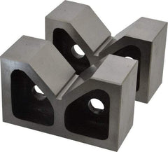 SPI - 2-7/16" Max Capacity, 90° Angle, Cast Iron V-Block - 5" Long x 2" Wide x 3-1/8" High, Sold as Matched Pair - Best Tool & Supply