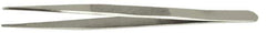 Value Collection - 6-5/16" OAL Diamond Tweezers - Broad Point - Best Tool & Supply