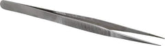 Value Collection - 5-11/16" OAL Diamond Tweezers - Fine Point - Best Tool & Supply