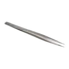 Value Collection - 6-13/32" OAL Diamond Tweezers - Medium Point - Best Tool & Supply