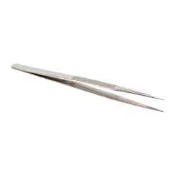 Value Collection - 6-5/16" OAL Diamond Tweezers - Fine Point - Best Tool & Supply