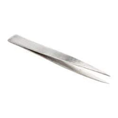 Value Collection - 4-7/16" OAL Stainless Steel Assembly Tweezers - Thin, Fine Point - Best Tool & Supply