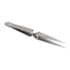 Value Collection - 4-3/4" OAL N1 Reverse Action Tweezers - Fine Point - Best Tool & Supply