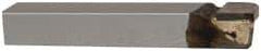 Accupro - 3-1/2 Inch Long, 5/16 Inch Radius, Right Hand, Convex, RXD Style Radius Cutting Tool Bit - 1/2 Inch Long Tip, 1/8 Inch Thick, 1/2 Inch Shank Square, Carbide Tip - Exact Industrial Supply