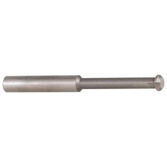 Accupro - 0.49" Cutter Head Diam, 1/32" Flat Width, 3" OAL, Solid Carbide, Single Right Hand Back Chamfer - Best Tool & Supply