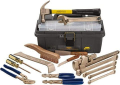 Ampco - 16 Piece Nonsparking Tool Set - Comes in Tool Box - Best Tool & Supply