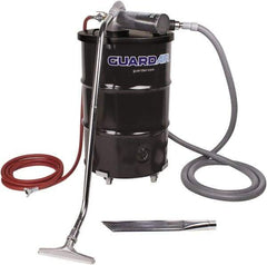 Guardair - 55 Gal Steel Tank, Air Powered Pneumatic Canister Wet/Dry Vacuum - 10 Peak hp, 20' Hose Fitting, Cartridge Filter, Accessories Included - Best Tool & Supply