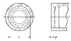 Thomson Industries - 16mm Internal Retaining Ring - For Use with Linear Bearing SSE M16, MA M16 - Best Tool & Supply