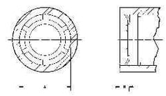 Thomson Industries - 16mm Internal Retaining Ring - For Use with Linear Bearing SSE M16, MA M16 - Best Tool & Supply