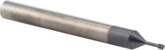 Iscar - #4-40 UNC, 0.083" Cutting Diam, 3 Flute, Solid Carbide Helical Flute Thread Mill - Internal Thread, 1/4" LOC, 2-1/2" OAL, 1/4" Shank Diam - Best Tool & Supply