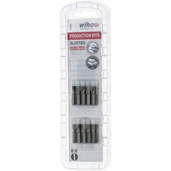 Wiha - Slotted Screwdriver Bits Reversible: NonReversible Blade Width (Inch): 5/16 - Best Tool & Supply