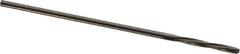 Magafor - #63 Solid Carbide 4 Flute Chucking Reamer - Spiral Flute, 0.037" Straight Shank, 9/32" Flute Length, 1-5/16" OAL - Best Tool & Supply